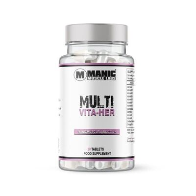 Manic Muscle Labs Multi Vita-Her 90 Comprimidos