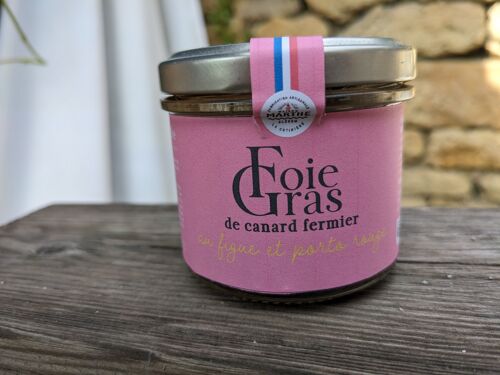 Foie gras de canard fermier figue et Porto rouge