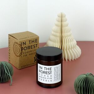 IN THE FOREST bois de cèdre x aiguille de sapin/ bougie parfumée ESSENTIALS