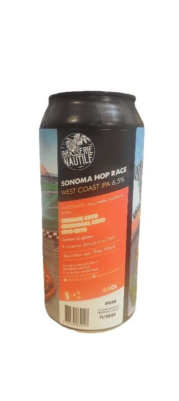 Sonoma Hop Race - West Coast IPA à 6,5% en canette de 44cl 1