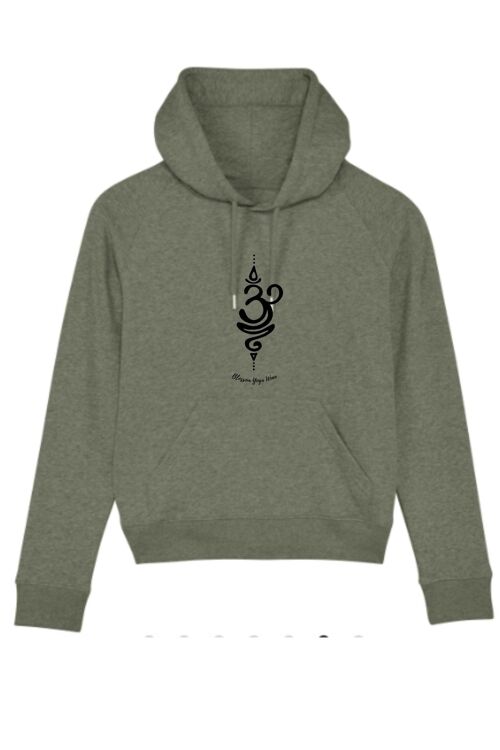 Sanskrit Breathe Print Hoodie