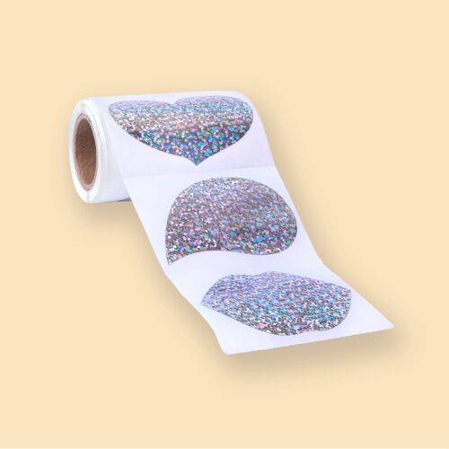STICKERS ON A ROLL - Sparkling Message - Scratch Off