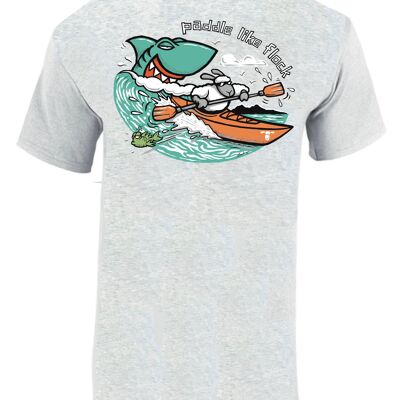 Men's T-Shirt | Paddle Like Flock - Canoe | Flockers