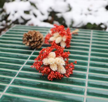 Mini bouquet de fleurs séchées pour Noël 8