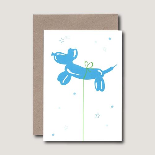 GREETING CARD - Heading off to the sky
