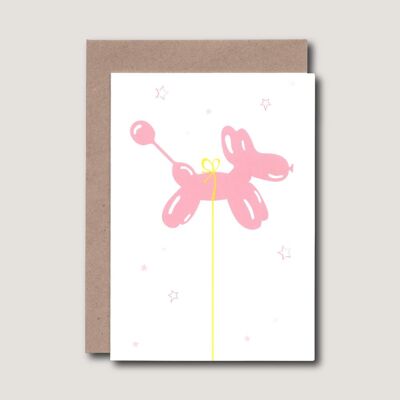 GREETING CARD - Showing off in the sky