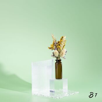 Mini bouquet de fleurs avec vase et coffret cadeau - cadeau pour anniversaires, baptêmes et comme petit remerciement 18