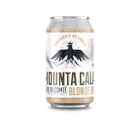 Bière Mounta Cala Blonde Bio - Canette 33cl