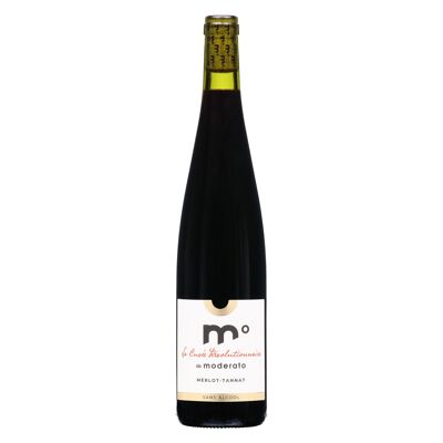 The revolutionary moderato vintage - alcohol-free red wine - Merlot Tannat