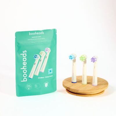 Oraboo – biologisch abbaubare elektrische Zahnbürstenköpfe, kompatibel mit OralB*