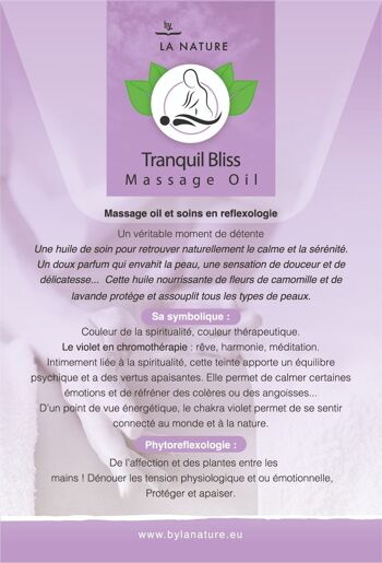 Huile de massage Tranquil Bliss 200ml 2