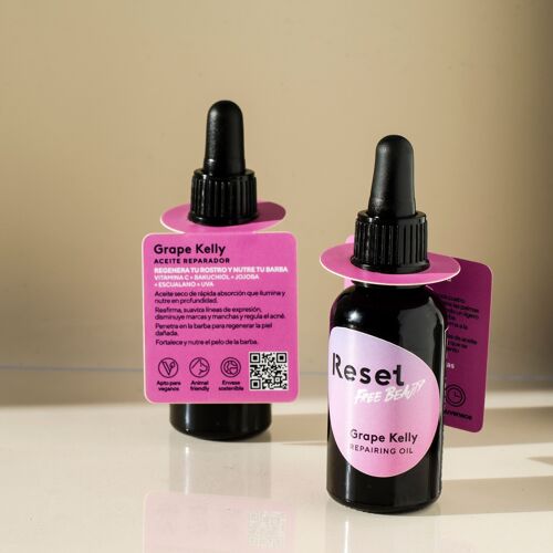 GRAPE KELLY-ACEITE REPARADOR-barba y piel