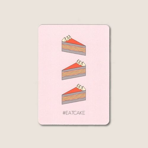 POSTCRAD - #eatcake