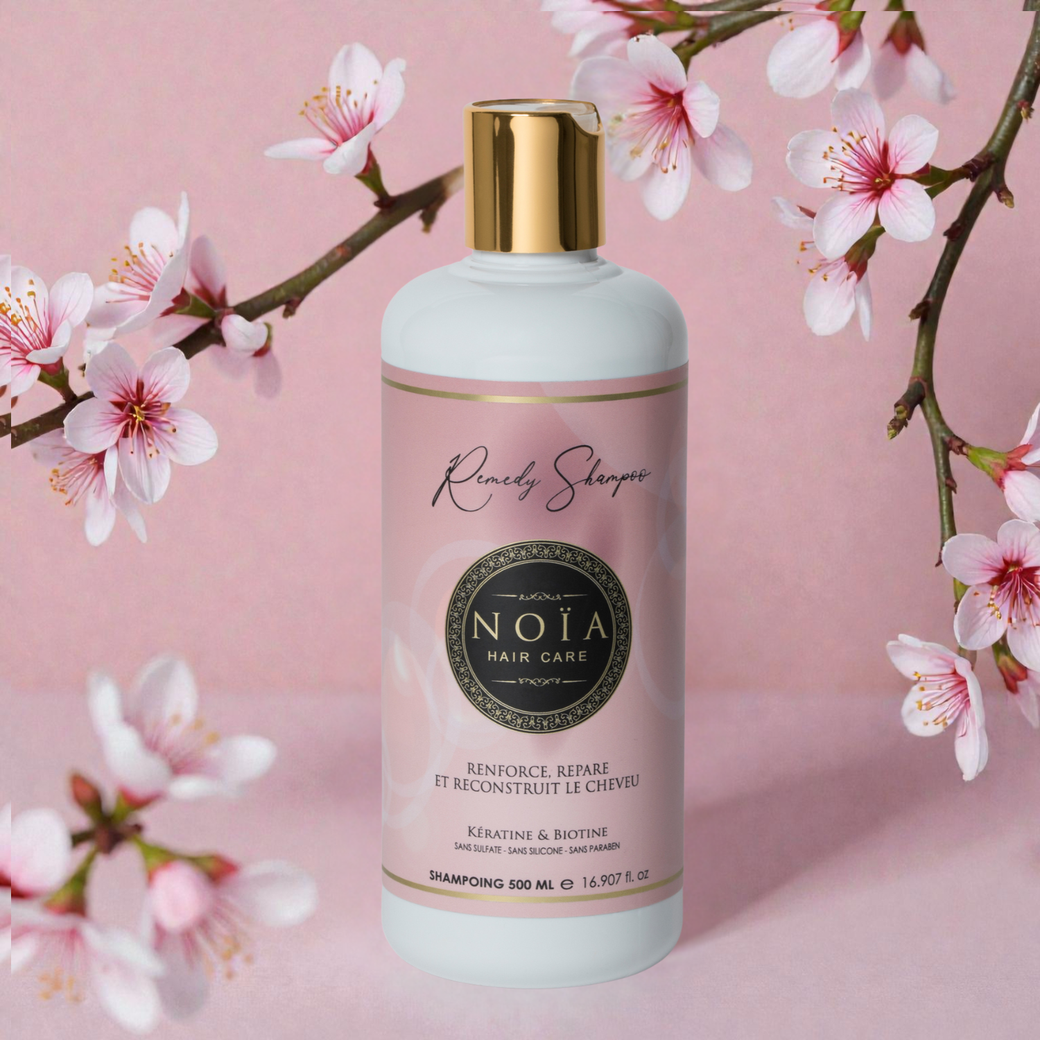 Coffret Remedy NOÏA Hair – Routine Réparatrice – Shampoing, Masque & Sérum