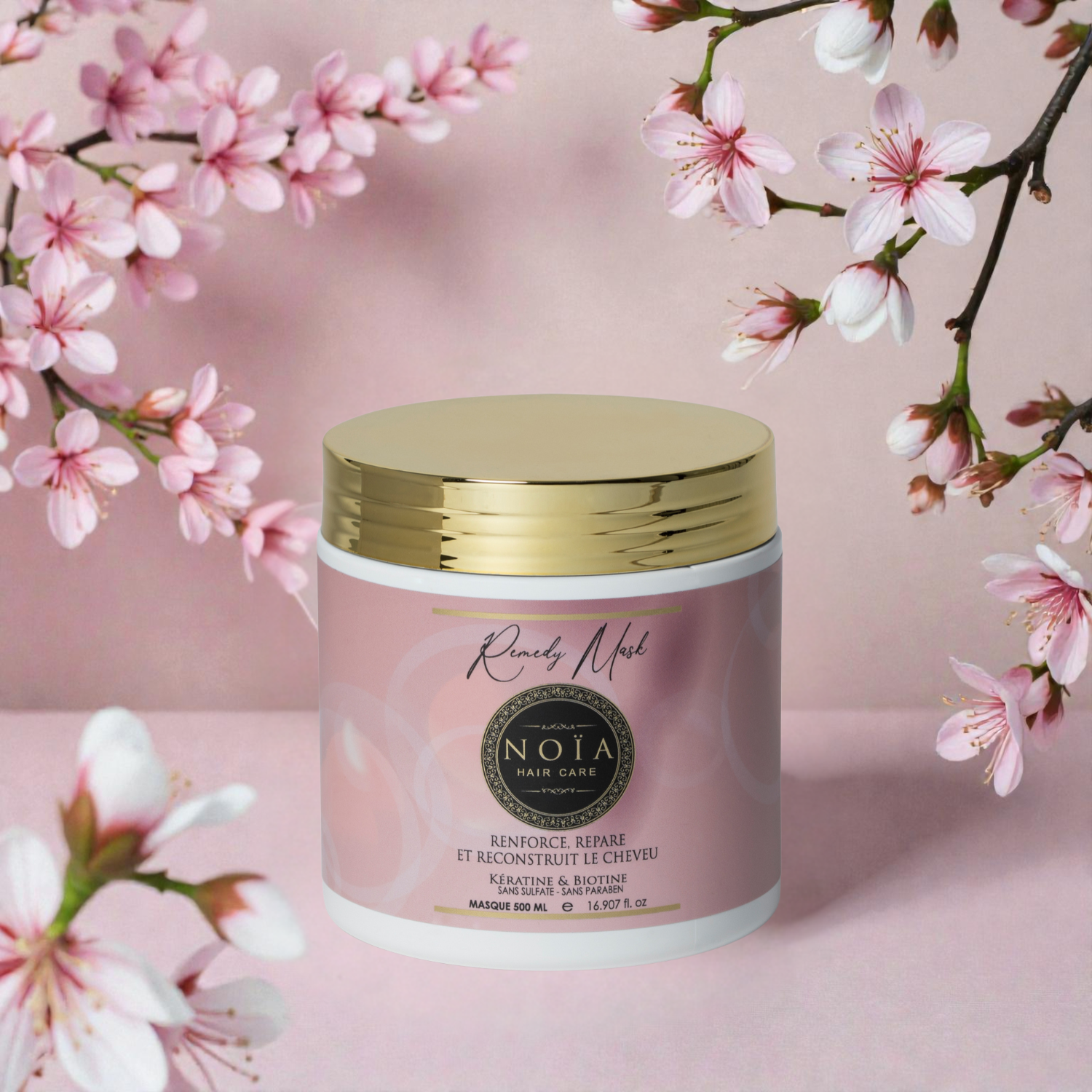 Coffret Remedy NOÏA Hair – Routine Réparatrice – Shampoing, Masque & Sérum