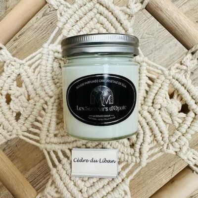 Scented candle CEDRE DU LEBANON, Soy vegetable wax, 150gr