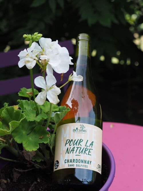 IGP Hérault Chardonnay Vin Méthode Nature et BIO 2022– Pour la nature EthicDrinks