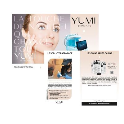 Volantini per la cura della pelle YUMI - 50