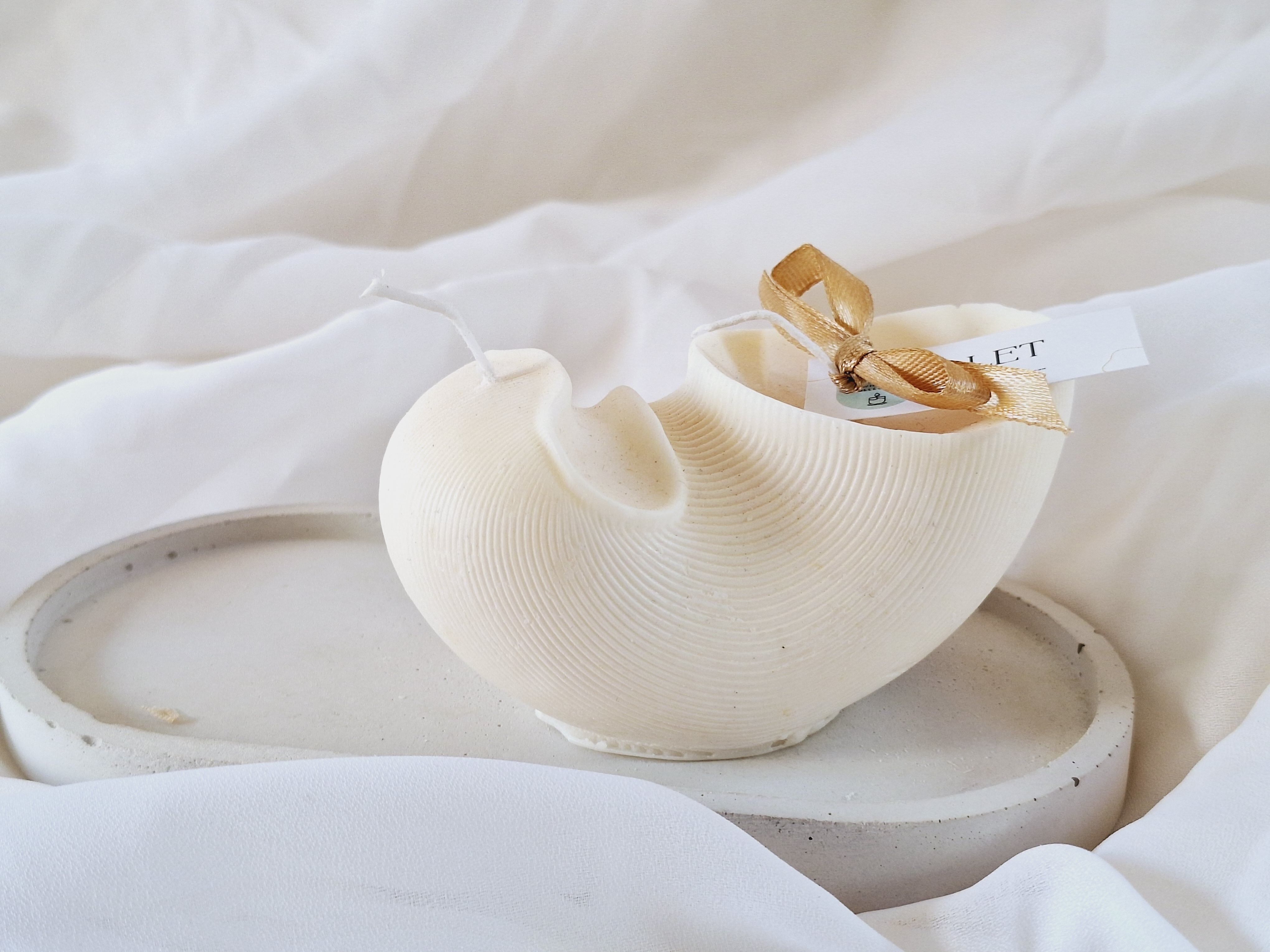 Vela navideña de cera de soja  galet