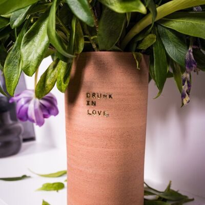 Vase DRUNK IN LOVE - GRÈS ROUGE TERRACOTTA