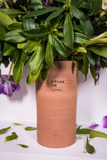 Vase DRUNK IN LOVE - GRÈS ROUGE TERRACOTTA 2
