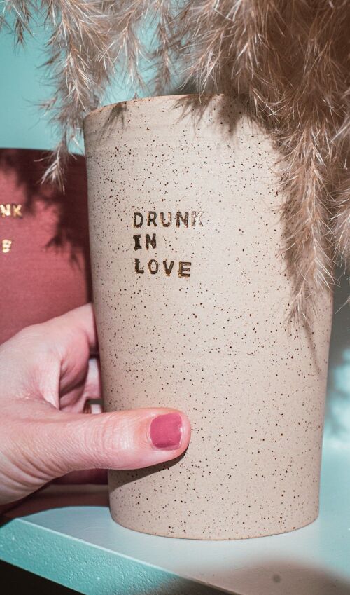 Vase DRUNK IN LOVE - GRÈS BLANC