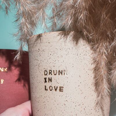 Vase DRUNK IN LOVE - GRÈS BLANC