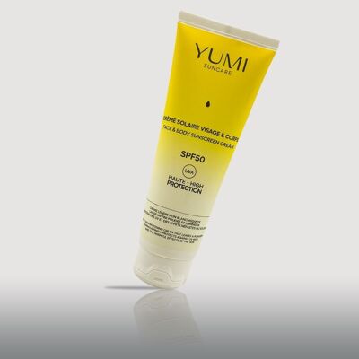 Crema solar cara y cuerpo SPF50 x 125 ml