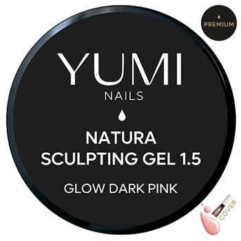 Natura sculpting gel 1.5 glow dark pink - 50g 2