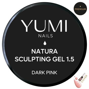 Natura sculpting gel 1.5 dark pink x 15g 2