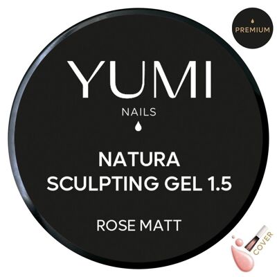 Natura sculpting gel 1.5 rose mat x 15g