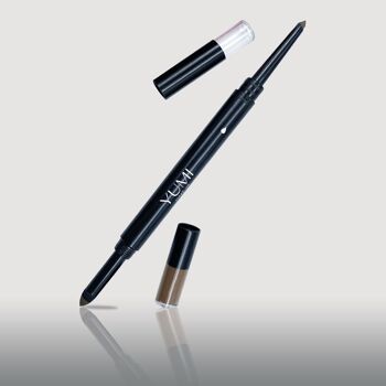 Combimatic brow duo powder & liner - Châtain 1