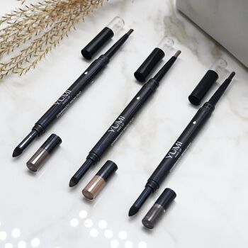 Combimatic brow duo powder & liner - Châtain 4