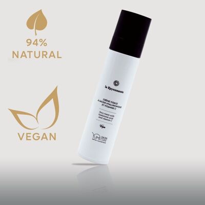 Crème Visage à l'Acide Hyaluronique et Vitamine C - 50 ml