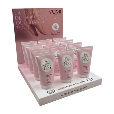 Aftercare foot cream display