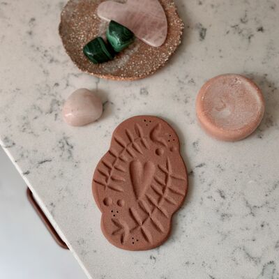 Terracotta soap dish