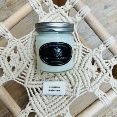 MAMAN D'AMOUR Scented Candle, Vegetable Soy Wax, 150gr