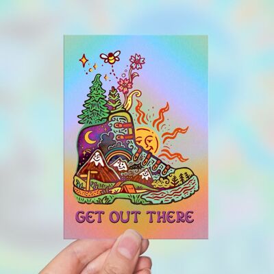 Get out There - Greeting Cards, Post Cards, Valentines Cards
