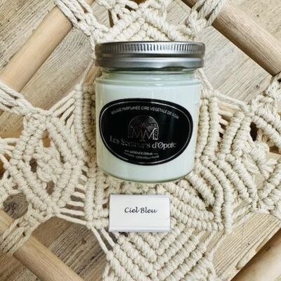 CIEL BLEU scented candle, Soya vegetable wax, 150gr