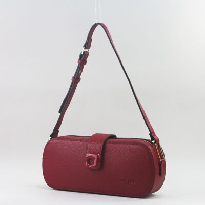 583023 Ruby red - Leather bag
