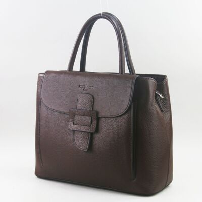 583011 Chocolate - Leather bag