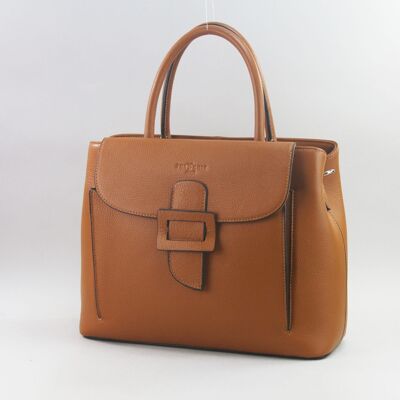 583011 Camel - Leather bag