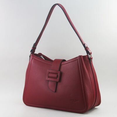 583013 Ruby red - Leather bag