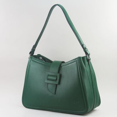 583013 Dark Green - Leather bag