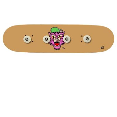 Perchero de pared de skate, diseñado por el artista B.Simo