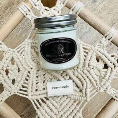 PAPA POULE scented candle, Soy vegetable wax, 150gr