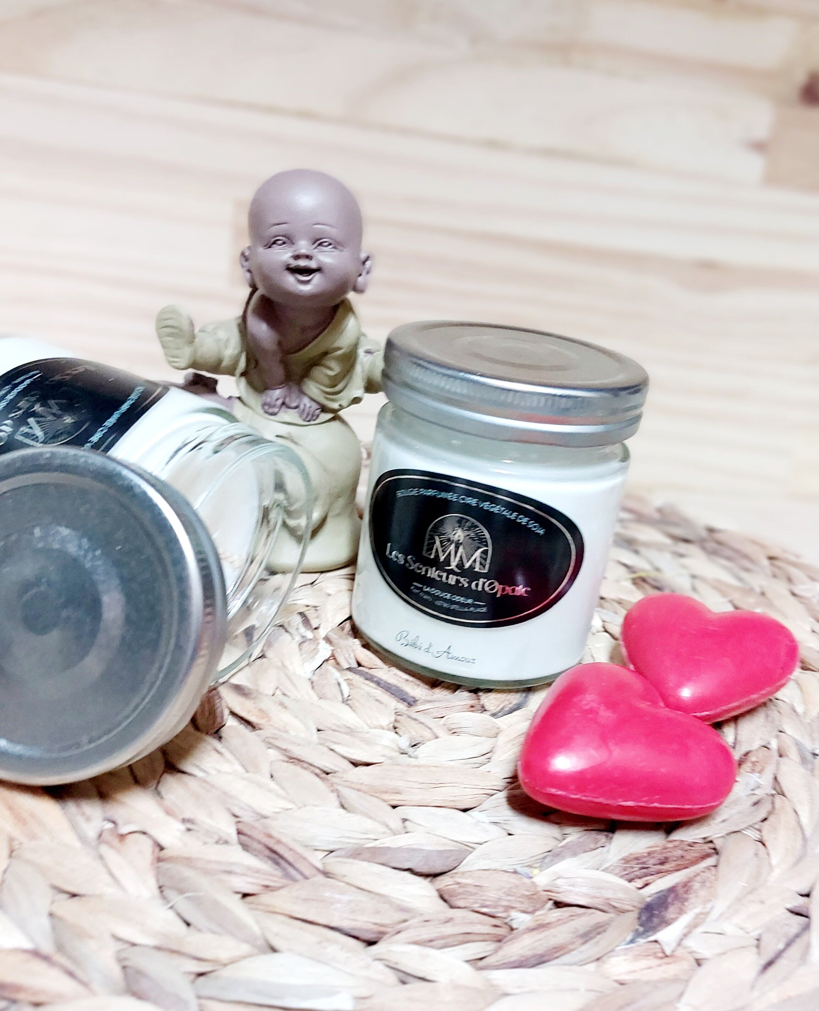 Candela profumata in cera di soia - BEBE D'AMOUR (150gr)