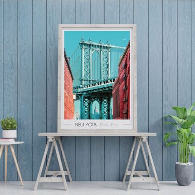 Póster Nueva York 50x70 cm • Póster de viaje