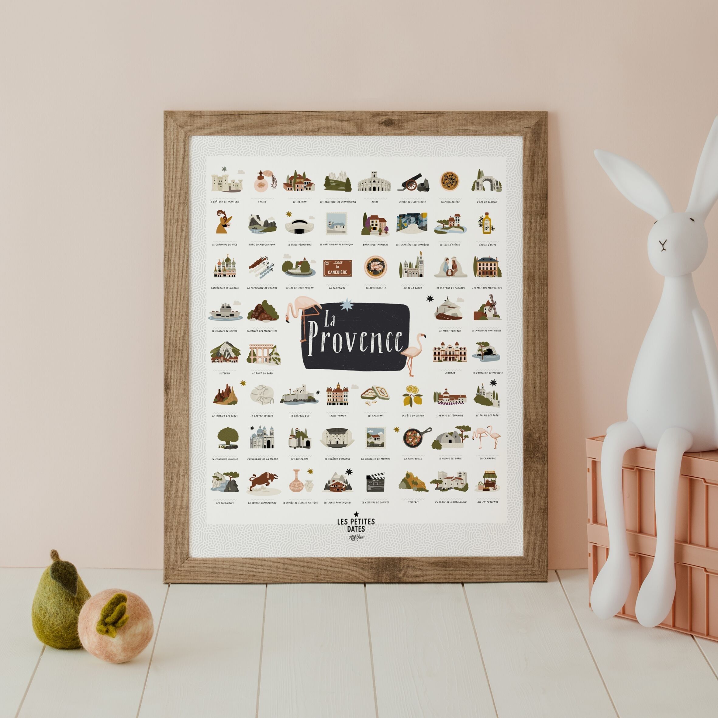 Póster Mi pequeño viaje "Provenza"