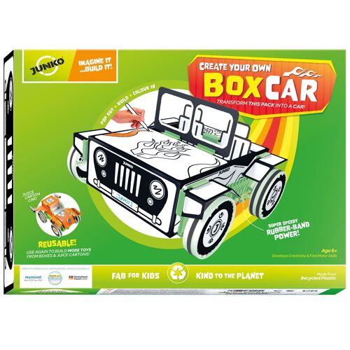 Create Your Own Box Car - Zero Waste Craft Kit/STEM play